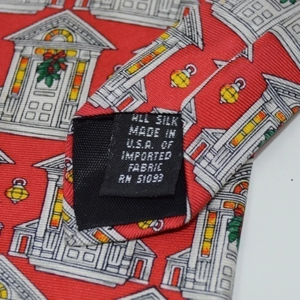 Vintage Silk Christmas Holiday Tie‎
